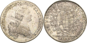 Sachsen-Kurlinie ab 1547 (Albertiner)
Friedrich August III. 1763-1806 Taler 1766, EDC-Dresden Ausbeute Kahnt 1073 Buck 128 b Schnee 1072 Müseler 56.1...