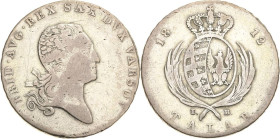 Sachsen-Kurlinie ab 1547 (Albertiner)
Friedrich August I. 1806-1827 Taler 1812, IB-Warschau Für Polen Kahnt 1267 AKS 194 Jaeger 207 Davenport 247 Kop...