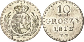 Sachsen-Kurlinie ab 1547 (Albertiner)
Friedrich August I. 1806-1827 10 Groszy 1812, IB-Warschau Für Polen Kahnt 1273 AKS 197 Jaeger 204 Kopicki 3689 ...