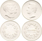 Sachsen-Kurlinie ab 1547 (Albertiner)
Anton 1827-1836 Weißer Porzellanabschlag des Talers 1831. Verfassung. Die Köpfe von Anton und Friedrich August ...