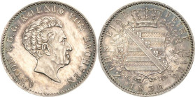 Sachsen-Kurlinie ab 1547 (Albertiner)
Anton 1827-1836 Taler 1836, G-Dresden AKS 66 Jaeger 60 Kahnt 435 Davenport 867 Attraktives Exemplar mit feiner ...
