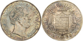 Sachsen-Kurlinie ab 1547 (Albertiner)
Friedrich August II. 1836-1854 Taler 1839, G-Dresden AKS 99 Jaeger 76 Kahnt 448 Davenport 875 Fast vorzüglich/v...