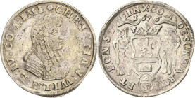 Schwarzburg-Sondershausen
Christian Wilhelm I. 1666-1721 2/3 Taler 1676, o.Mzz.-Arnstadt Davenport 950 A Fischer - Bethe 821 Min. Schrötlingsfehler, ...