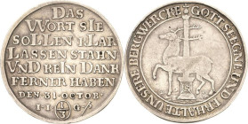 Stolberg-Stolberg
Christoph Friedrich und Jost Christian 1704-1738 1/3 Taler 1717, IIG-Stolberg 200 Jahre Reformation. Friederich 1586 Müseler 66.1/6...