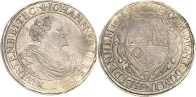 Württemberg
Johann Friedrich 1608-1628 Taler 1624, Christophtal Klein/Raff 319.2 Ebner 289 Davenport 7859 Sehr selten. Sehr schön-vorzüglich