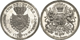 Württemberg
Friedrich 1797-1816 Zinnprobe des Talers 1798, London Stempel von T. R. & W. Pinches Davenport -, vgl. 2875 Klein/Raff - Sehr selten. Min...