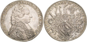 Würzburg-Bistum
Christoph Franz von Hutten 1724-1729 Taler 1725. MISERICORDIAS DOMINI IN AETERNVM CANTABO (= Ich werde die Barmherzigkeit Gottes in E...