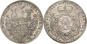 Würzburg-Bistum
Christoph Franz von Hutten 1724-1729 1/2 Taler 1726. DA ET ACCIPE ET IUSTIFICA ANIMAM TVAM (= Gebe und empfange und richte Deinen Gei...