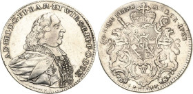 Würzburg-Bistum
Adam Friedrich von Seinsheim 1755-1779 Taler 1764. (Stempel von G. F. Loos; Mmz. J. N. Martinengo; Wardein F. H. Pranghe) Helmschrott...
