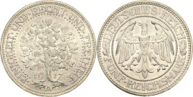5 Reichsmark 1927 A Eichbaum Jaeger 331 Fast Stempelglanz