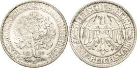 5 Reichsmark 1931 A Eichbaum Jaeger 331 Fast vorzüglich