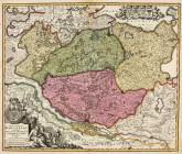 Deutschland
 Altkolorierter Kupferstich 18. Jhd. Tabula Generalis Holsatiae. Gebietskarte Holsteins sowie Teilen Mecklenburgs und Lüneburgs nach Joha...