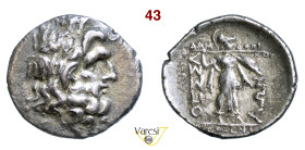 TESSALIA LEGA (150-100 a.C.) Statere Damothoinos e Philoxenides, Magistrati D/ Testa laureata di Zeus R/ Atena Itonia stante con scudo e lancia BMC 7 ...