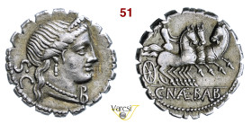 NAEVIA - C. Naevius Balbus (79 a.C.) Denario D/ Testa diademata di Venere R/ La Vittoria su triga Varesi 427 B. 6 Syd. 769 Cr. 382/1 Ag g 3,99 mm 19 •...