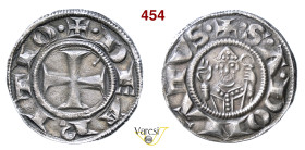 AREZZO REPUBBLICA (XIII Secolo) Grosso da 12 Denari D/ Croce patente R/ Busto frontale di San Donato con pastorale, benedicente MIR 2 Ag g 1,58 mm 20 ...