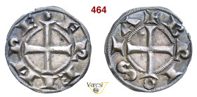 BRESCIA COMUNE, a nome di Federico I (1186-1311) Grosso da 6 Denari D/ FRE IMPE; Croce patente R/ BRISIA; Croce patente MIR 106 CNI 9/10 Ag g 2,07 mm ...