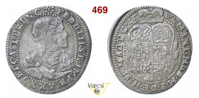 CASTIGLIONE DELLE STIVIERE FERDINANDO II GONZAGA (1680-1723) 25 Soldi 1682 D/ Busto corazzato R/ Stemma coronato MIR 253a CNI 10 Ag g 3,93 mm 29 R • B...