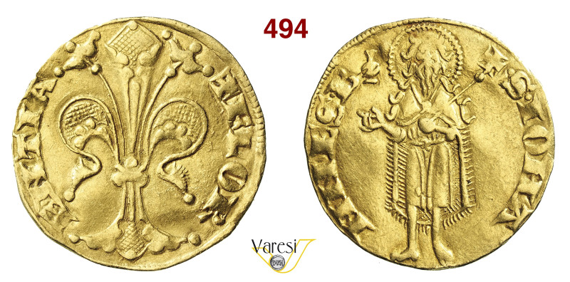 FIRENZE REPUBBLICA (1189-1532) Fiorino d'oro (1307, I semestre, Nigio di Diotisa...