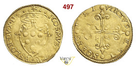 FIRENZE COSIMO I DE' MEDICI (1537-1574) Scudo d'oro del sole D/ Stemma coronato R/ Croce con le estremità gigliate MIR 110 CNI 8/9 Fb. 286 Au g 3,39 m...