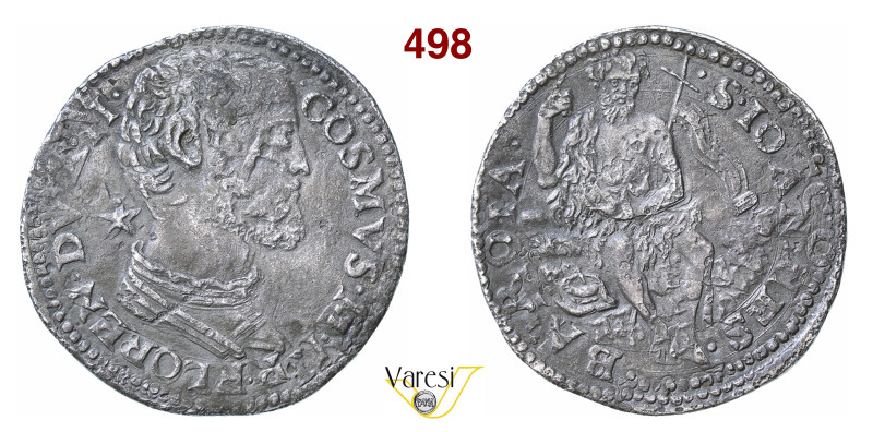 FIRENZE COSIMO I DE' MEDICI (1536-1574) Testone da 43 Soldi, detto anche "stelli...