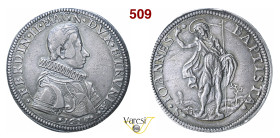 FIRENZE FERDINANDO II DE' MEDICI (1621-1670) Piastra 1630 D/ Busto corazzato R/ San Giovanni predicante MIR 291/2 CNI 60/64 Ag g 32,28 mm 43 • Ex Vare...