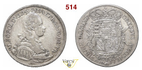 FIRENZE PIETRO LEOPOLDO DI LORENA (1765-1790) Francescone da 10 Paoli 1771 MIR 379/12 Ag g 27,3 mm 41 R BB