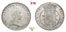 FIRENZE FERDINANDO III DI LORENA (1790-1824) Francescone da 10 Paoli 1794 MIR 405/3 Ag g 27,23 mm 42 BB+