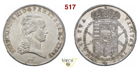 FIRENZE FERDINANDO III DI LORENA (1790-1824) Francescone da 10 Paoli 1795 MIR - Gig. 22 (R4, senza valutazione) Pucci 3 Ag g 27,43 mm 42 RRR • i Franc...
