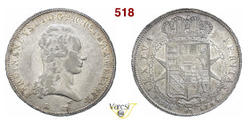 FIRENZE FERDINANDO III DI LORENA (1790-1824) Francescone da 10 Paoli 1796 MIR 405/5 Ag g 27,34 mm 42 BB+
