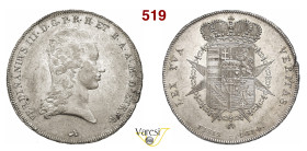 FIRENZE FERDINANDO III DI LORENA (1790-1824) Francescone da 10 Paoli 1814 MIR 435/1 Ag g 27,23 mm 41 R q.SPL