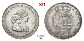 FIRENZE CARLO LUDOVICO DI BORBONE, reggenza di Maria Luigia (1803-1807) Dena da 10 Lire 1807 Pagani 27 Gig. 11 Mont. 236 Ag g 39,45 mm 44 • Segnetti n...
