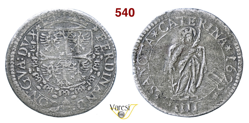 GUASTALLA FERRANTE II GONZAGA (1575-1630) 4 Soldi 1623 D/ Stemma coronato R/ San...