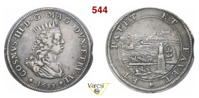 LIVORNO COSIMO III DE' MEDICI (1670-1720) Tollero 1683 D/ Busto corazzato e coronato R/ Veduta del porto di Livorno MIR 64/5 CNI 17 Ravegnani 13 Di Gi...