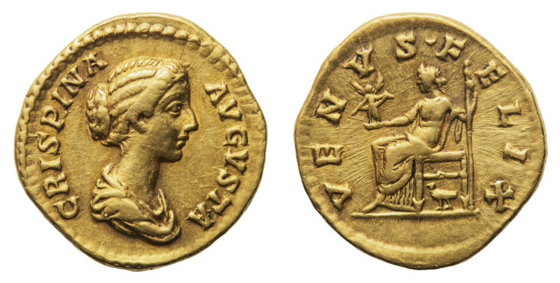 Crispina, wife of Commodus (died c. 191 AD) - Aureus 180-182 AD - Mint: Rome - O...