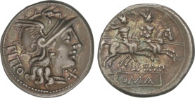 Roman Coins
Republic
Denario. 148 a.C. SEMPRONIA. L. Sempronius Pitio. Anv.: Cabeza de Roma a derecha, entre PITIO y X. Rev.: Dióscuros a caballo a ...