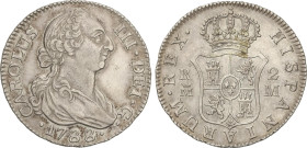 Spanish Monarchy
Charles III
2 Reales. 1788. MADRID. M. 6,03 grs. Pátina. AC-640. MBC+.