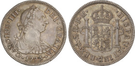 Spanish Monarchy
Charles III
2 Reales. 1773. MÉXICO. F.M. 6,76 grs. Pátina y brillo original. AC-659. MBC+/EBC-.