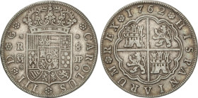 Spanish Monarchy
Charles III
8 Reales. 1762. MADRID. J.P. 26,41 grs. AC-1061. MBC+.