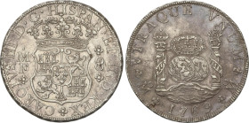 Spanish Monarchy
Charles III
8 Reales. 1769. MÉXICO. M.F. 26,95 grs. Columnario. (Leves zonas de plata mal batida). Bonita pátina de monetario antig...