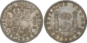 Spanish Monarchy
Charles III
8 Reales. 1771. MÉXICO. F.M. 26,97 grs. Columnario. Bonita pátina. AC-1103. MBC+.