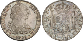 Spanish Monarchy
Charles III
8 Reales. 1788. MÉXICO. F.M. 26,84 grs. Ligera pátina irisada. AC-1132. EBC.