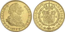 Spanish Monarchy
Charles III
2 Escudos. 1776. MADRID. P.J. 6,69 grs. Parte de brillo original. AC-1552. EBC-.