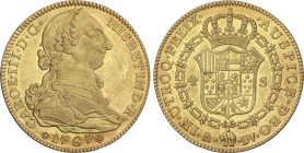 Spanish Monarchy
Charles III
4 Escudos. 1787. MADRID. D.V. 13,55 grs. Brillo original. AC-1793. EBC/EBC+.