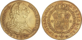 Spanish Monarchy
Charles III
4 Escudos. 1788. MADRID. M. 13,38 grs. (Rayitas y golpecitos en anverso). Pátina. AC-1795. EBC-/EBC.