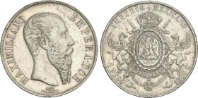 World Coins
Mexico
1 Peso. 1866-Mo. MAXIMILIANO EMPERADOR. 27,15 grs. AR. (Golpecitos). ESCASA. KM-388.1. MBC+.