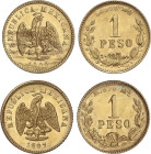 World Coins
Mexico
Lote 2 monedas 1 Peso. 1897 y 1900. 1,68 y 1,69 grs. AU. Fr-157, KM-410.5. SC- a SC.