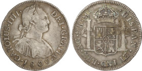 Spanish Monarchy
Charles IV
2 Reales. 1800. GUATEMALA. M. 6,61 grs. Pátina. AC-558. MBC-.