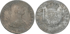 Spanish Monarchy
Charles IV
8 Reales. 1794. LIMA. I.J. 26,09 grs. (Oxidaciones). Pátina oscura. AC-910. MBC+.