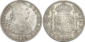 Spanish Monarchy
Charles IV
8 Reales. 1795. MÉXICO. F.M. 26,29 grs. AC-958. MBC.