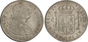 Spanish Monarchy
Charles IV
8 Reales. 1803. MÉXICO. F.T. 26,88 grs. AC-977. MBC+.